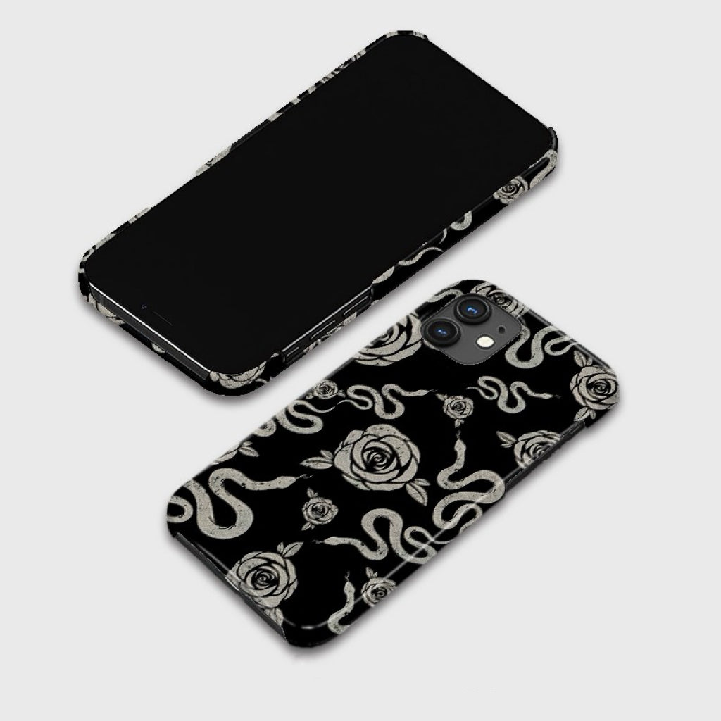 CaseMuses Gothic Rose & Snake Pattern Phone Cases