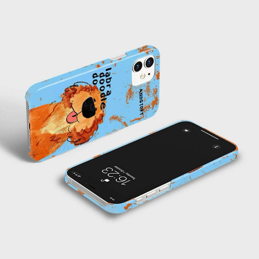 CaseMuses Cute Graffiti Puppy Phone Case