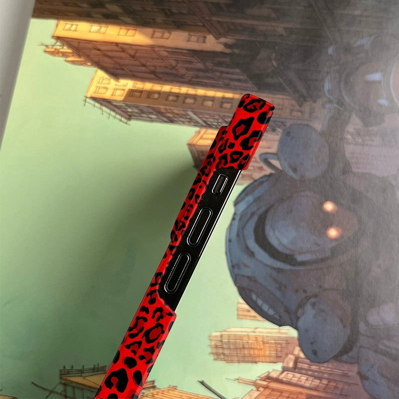 CaseMuses Wild Elegance in Red & Black Phone Cases