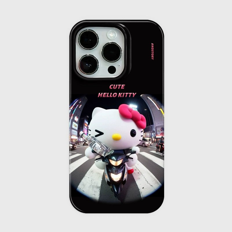 CaseMuses Racing Kitty Funny Cat Phone Case