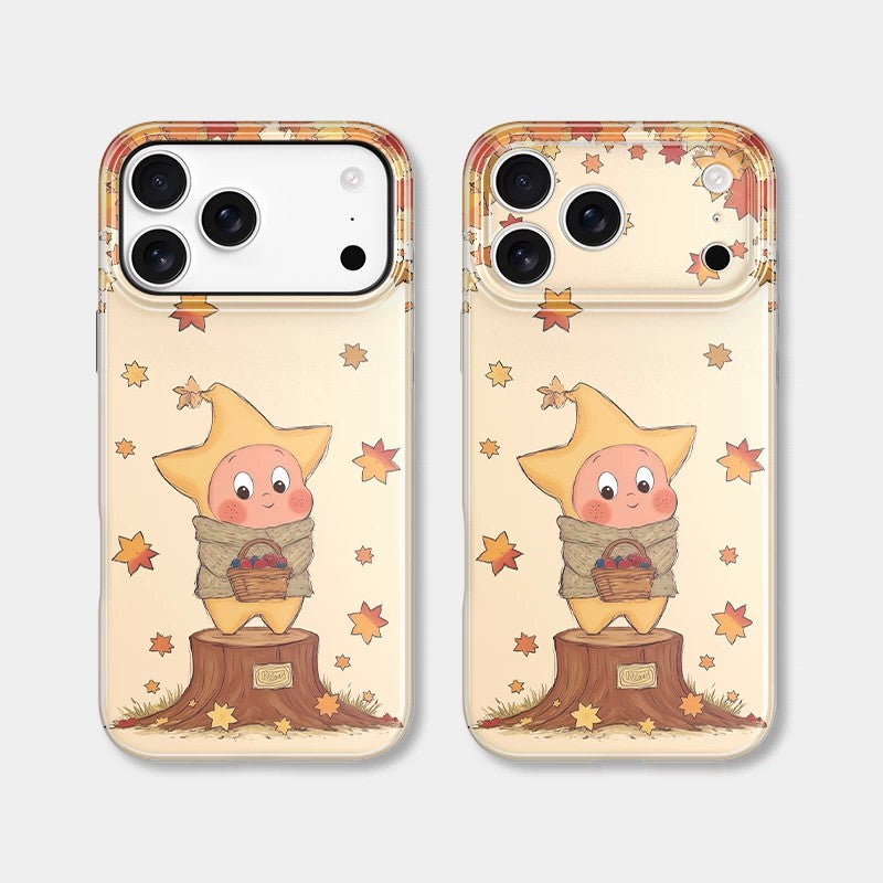 CaseMuses Autumn Maple Leaf Star Person Phone Case