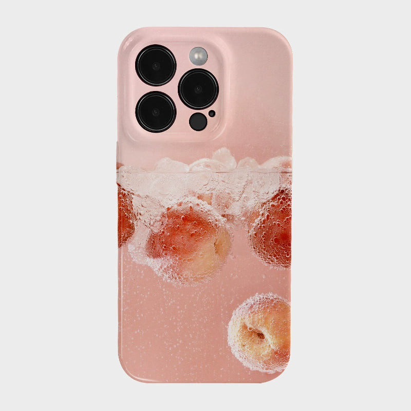 CaseMuses Peach Bubbly Drink Phone Case