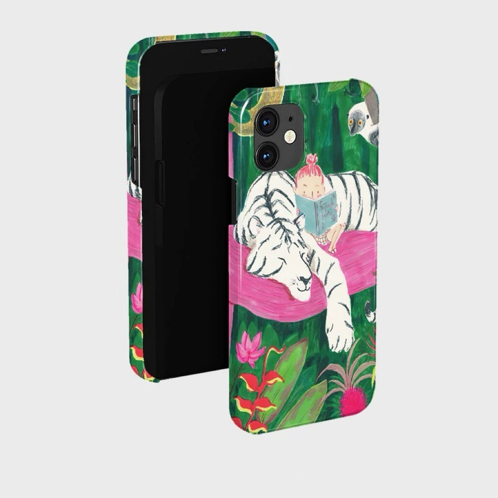 CaseMuses Peaceful Jungle Companions iPhone Case