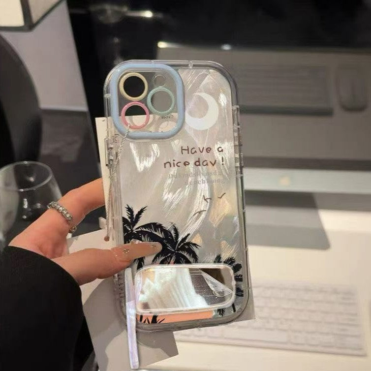 CaseMuses Tropical Sunset Palm iPhone Case