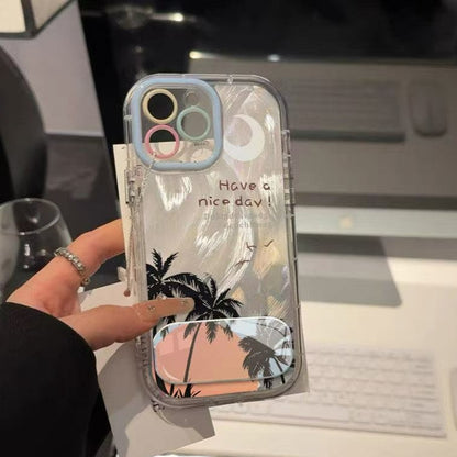 CaseMuses Tropical Sunset Palm iPhone Case