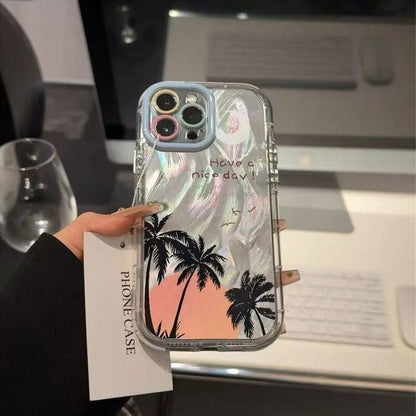 CaseMuses Tropical Sunset Palm iPhone Case