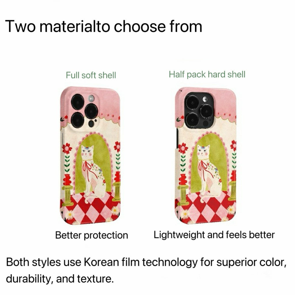 CaseMuses Royal Whimsy Cat in Vintage Arch Phone Case