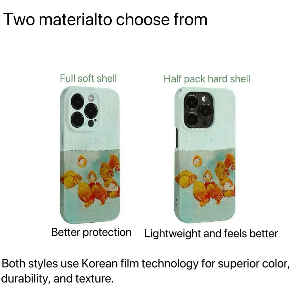 CaseMuses Whimsical Goldfish Fantasy Fashion Phone Case