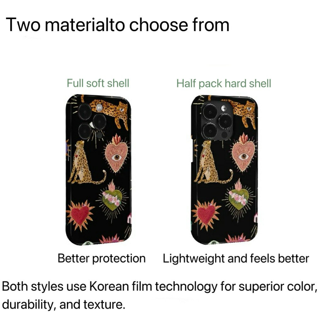 CaseMuses Mystic Panther & Sacred Heart Phone Case