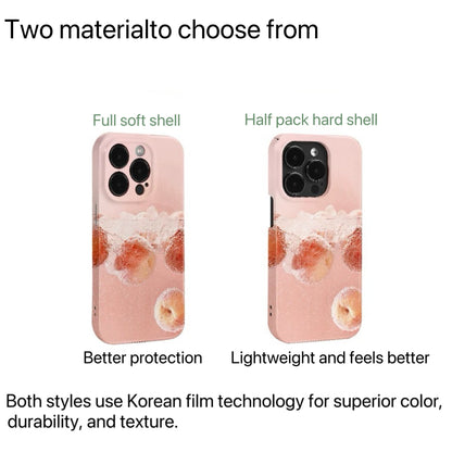 CaseMuses Peach Bubbly Drink Phone Case