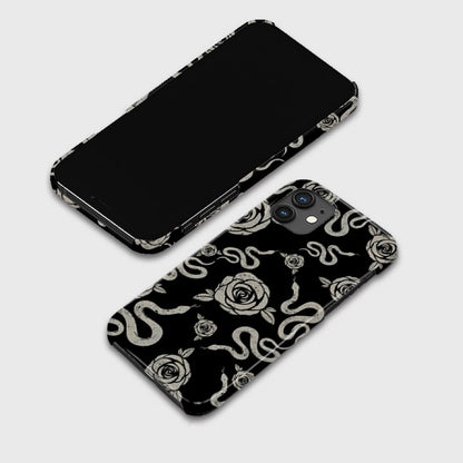 CaseMuses Gothic Rose & Snake Pattern Phone Cases