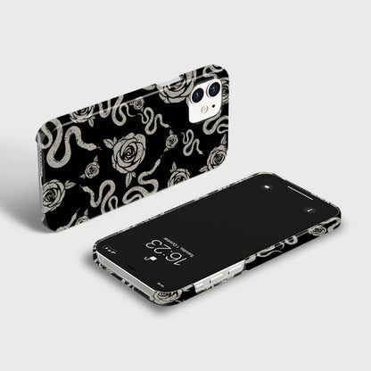 CaseMuses Gothic Rose & Snake Pattern Phone Cases