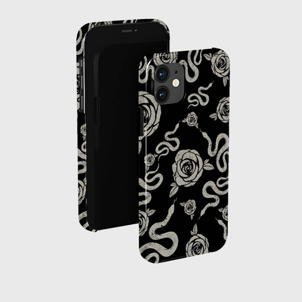 CaseMuses Gothic Rose & Snake Pattern Phone Cases
