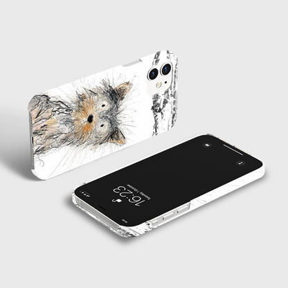 CaseMuses Sketchy Terrier Charm Film Phone Case