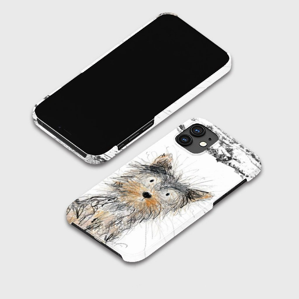 CaseMuses Sketchy Terrier Charm Film Phone Case