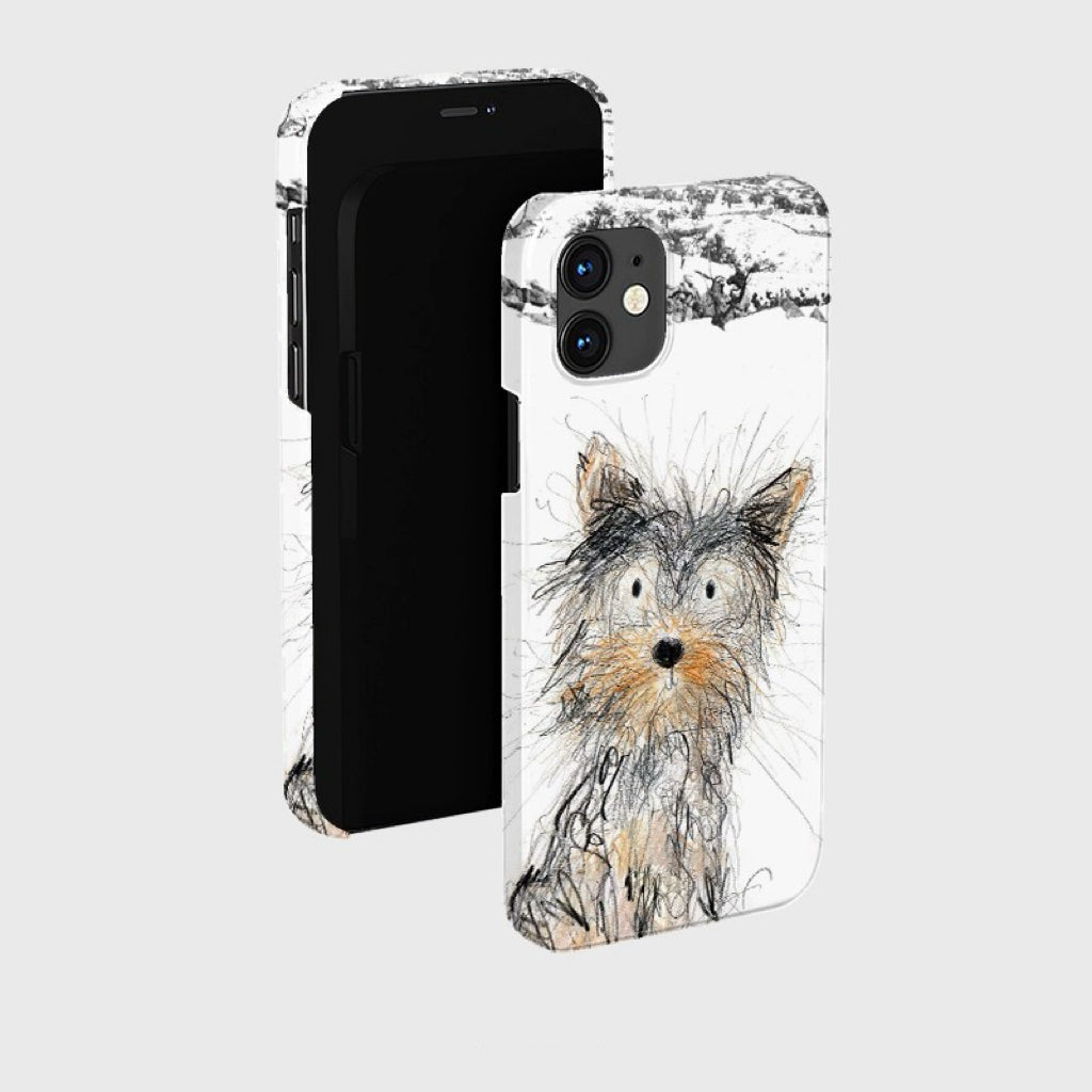 CaseMuses Sketchy Terrier Charm Film Phone Case