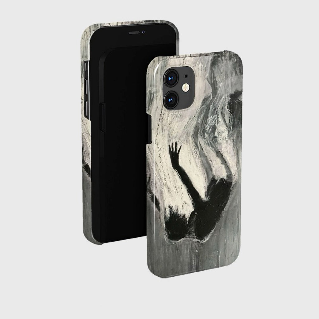 CaseMuses Falling Shadows – Abstract Art Series Phone Case