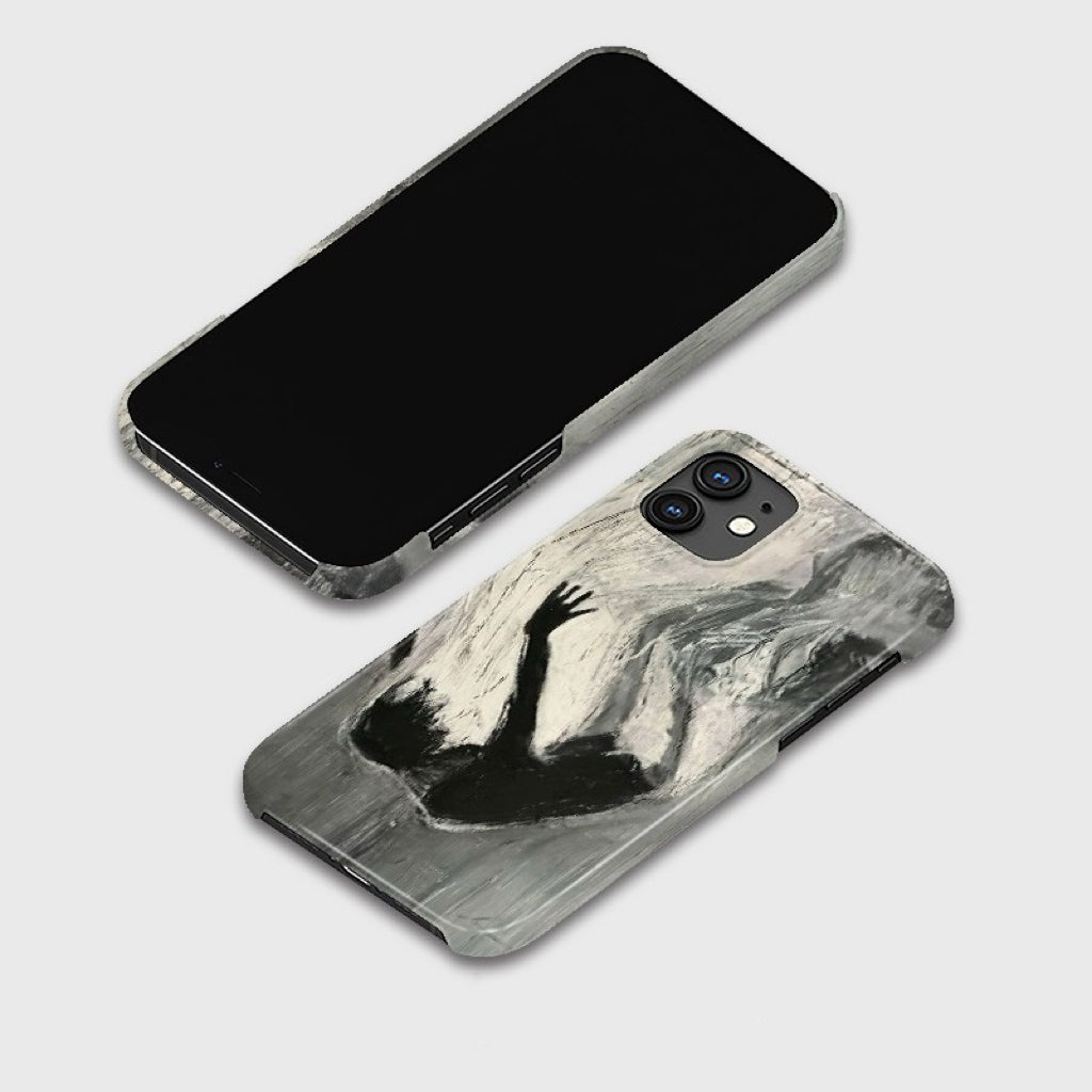 CaseMuses Falling Shadows – Abstract Art Series Phone Case