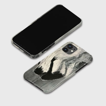 CaseMuses Falling Shadows – Abstract Art Series Phone Case