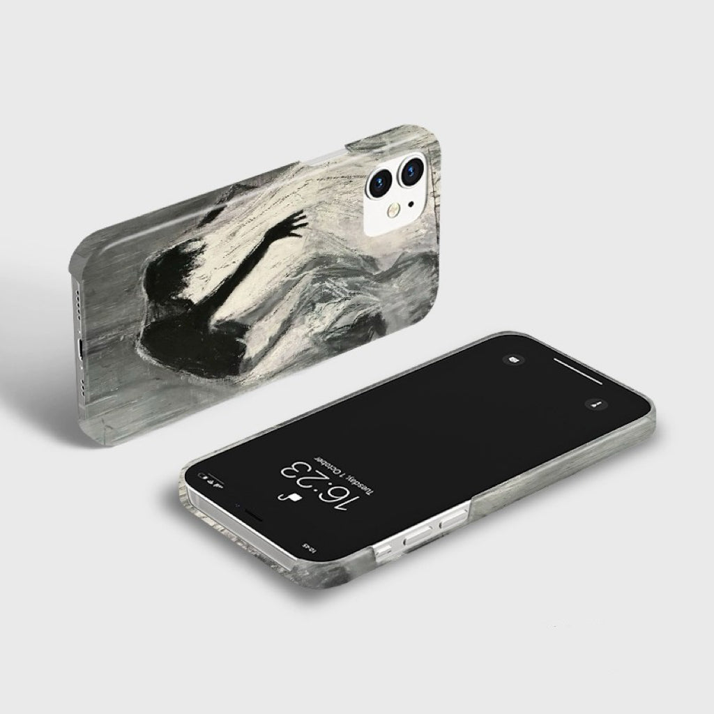 CaseMuses Falling Shadows – Abstract Art Series Phone Case