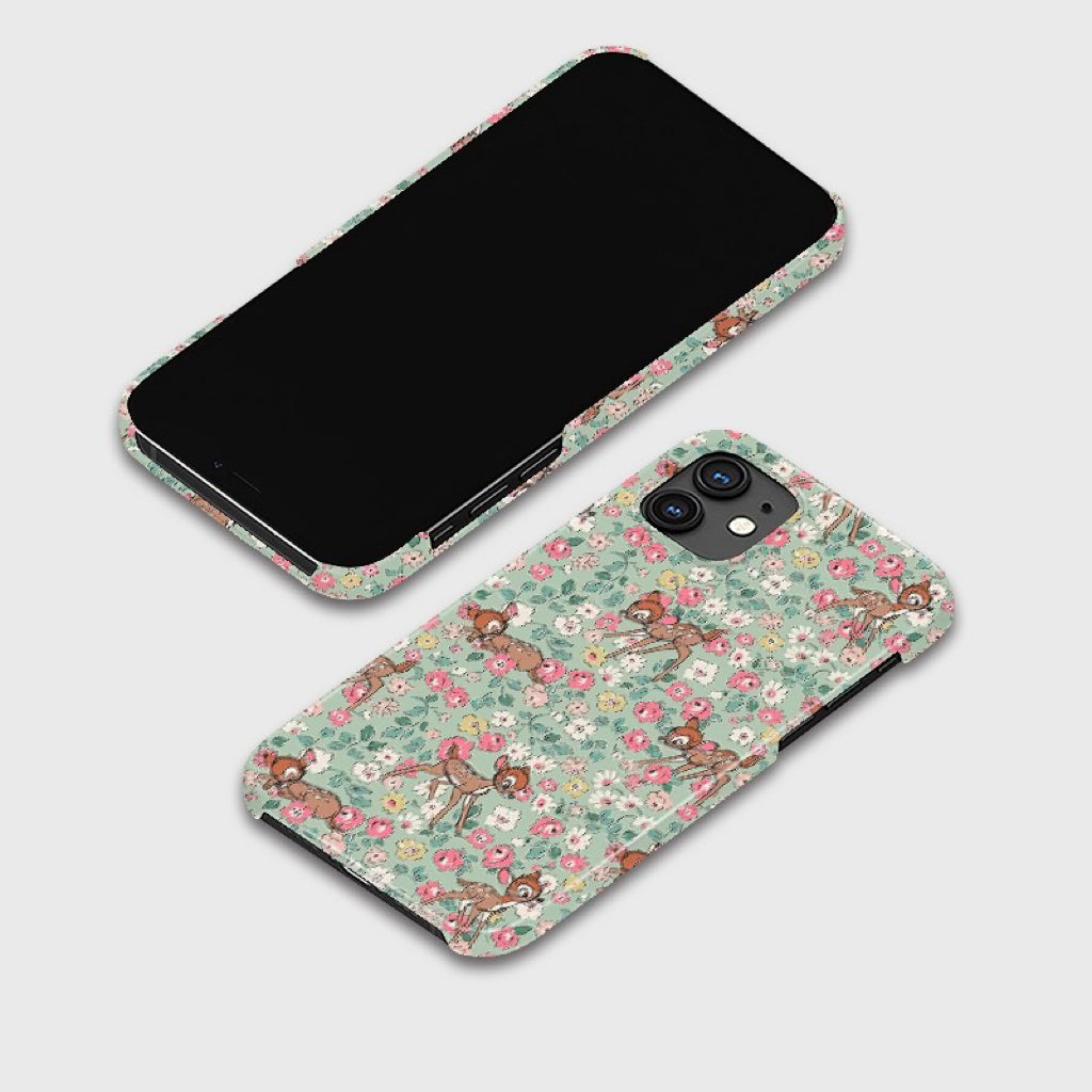CaseMuses Bambi Floral Pattern iPhone Case