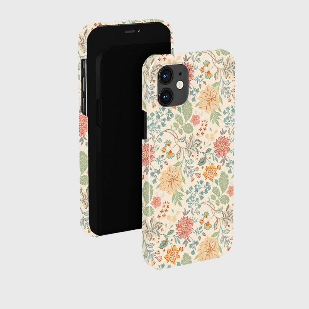 CaseMuses Retro Art Floral Symphony Phone Case