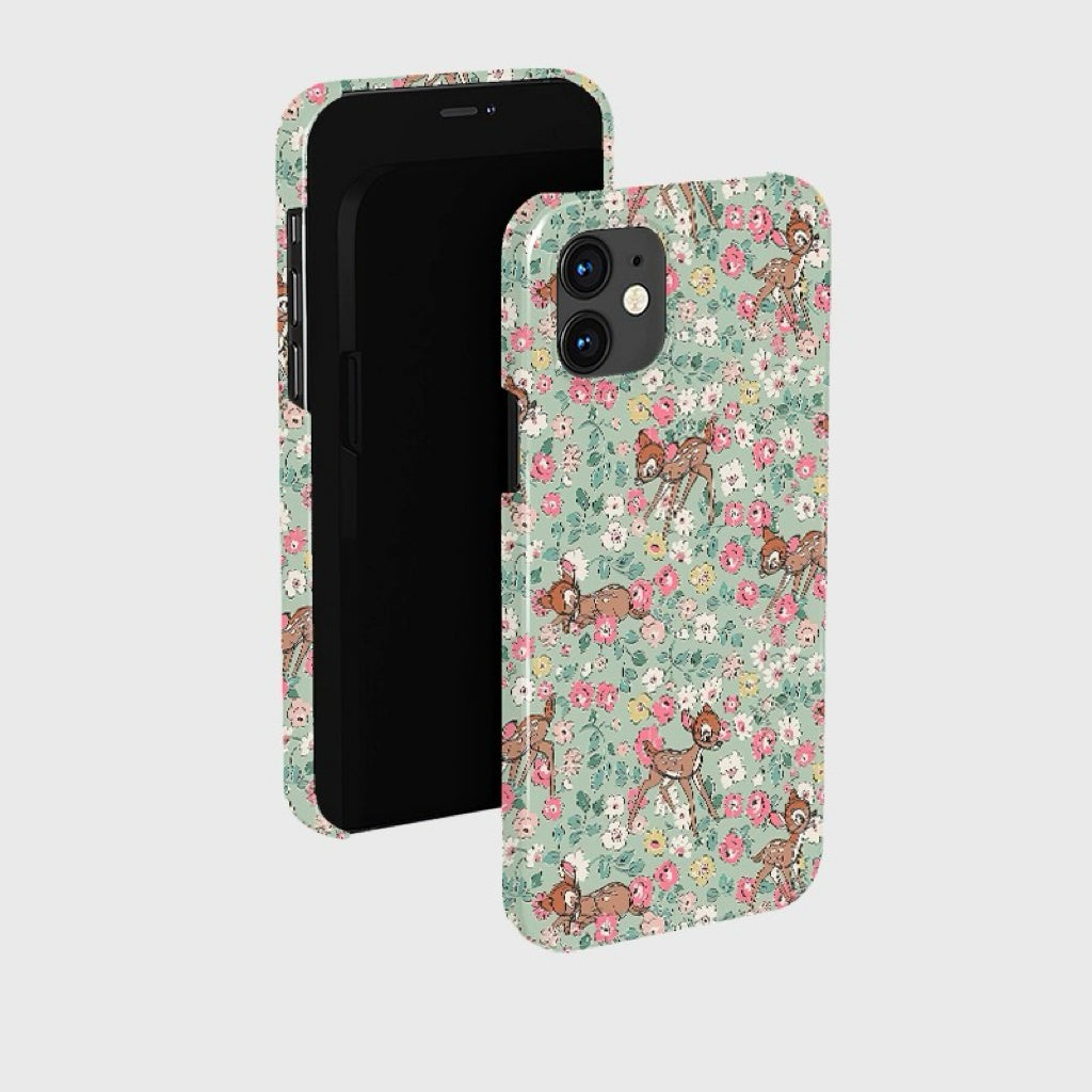 CaseMuses Bambi Floral Pattern iPhone Case