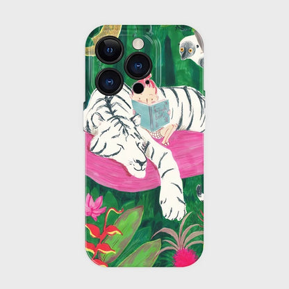 CaseMuses Peaceful Jungle Companions iPhone Case