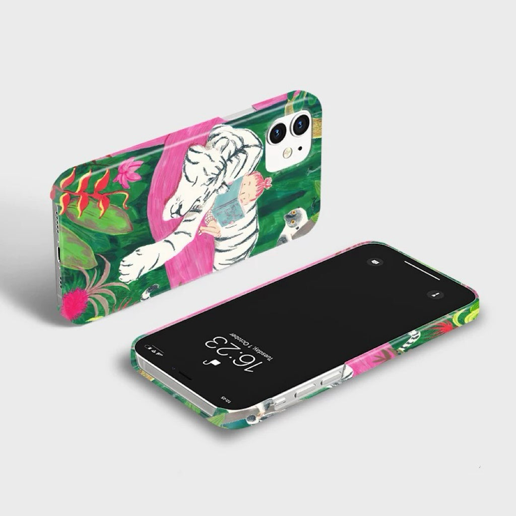 CaseMuses Peaceful Jungle Companions iPhone Case