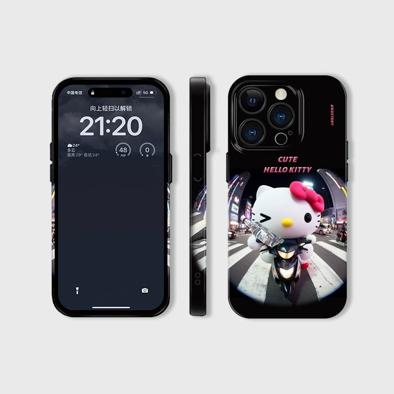 CaseMuses Racing Kitty Funny Cat Phone Case