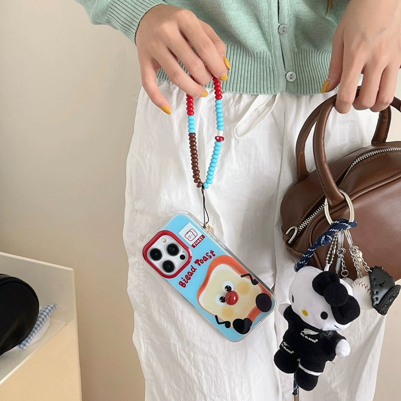 CaseMuses Cute Toast Character 3D Phone Case