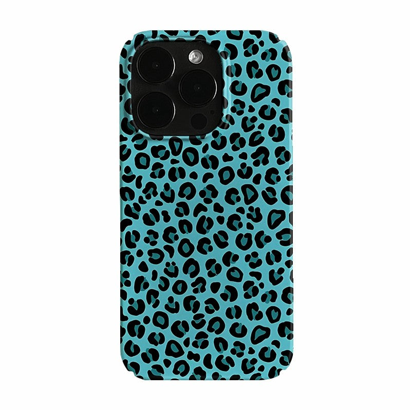 CaseMuses Turquoise Leopard Print Phone Case