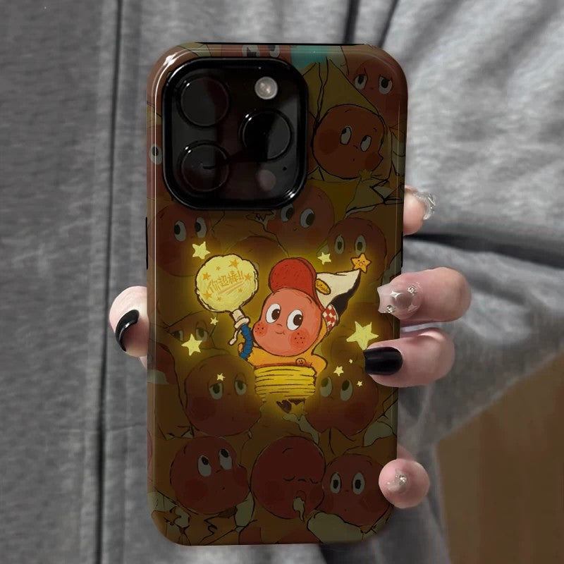 CaseMuses Brown Cute Star Person Phone Case