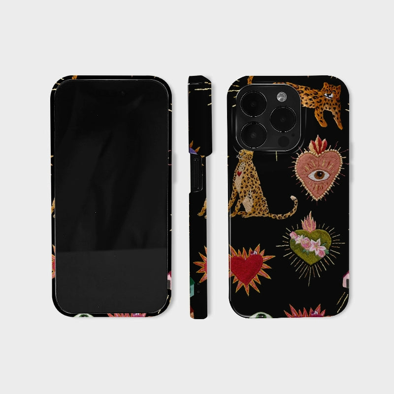 CaseMuses Mystic Panther & Sacred Heart Phone Case