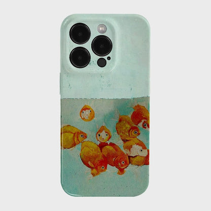 CaseMuses Whimsical Goldfish Fantasy Fashion Phone Case