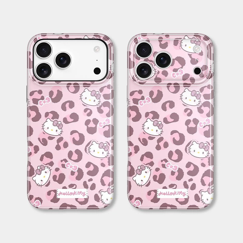 CaseMuses Pink Leopard Hello Kitty Phone Case