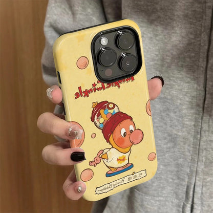 CaseMuses Cute Star Man Blowing Bubbles Cartoon Phone Case