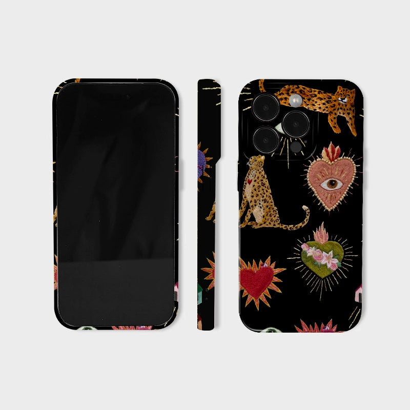 CaseMuses Mystic Panther & Sacred Heart Phone Case