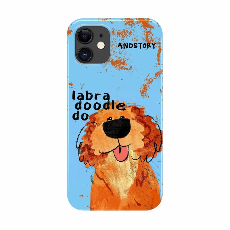 CaseMuses Cute Graffiti Puppy Phone Case
