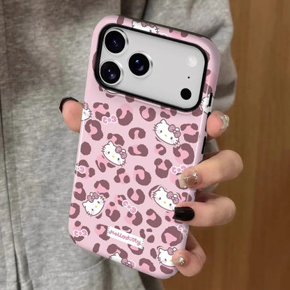CaseMuses Pink Leopard Hello Kitty Phone Case