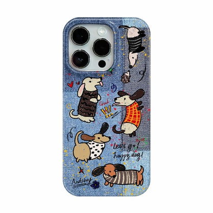 CaseMuses Cowboy Happy Dog Parade Phone Case