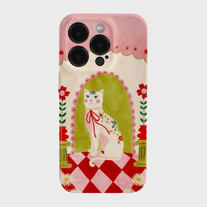 CaseMuses Royal Whimsy Cat in Vintage Arch Phone Case