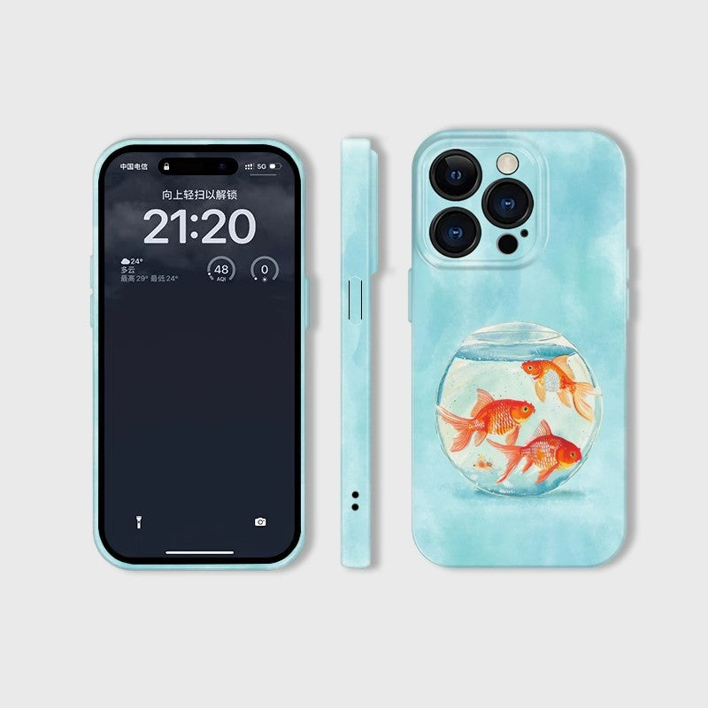 CaseMuses Aqua Goldfish Dream Phone Case