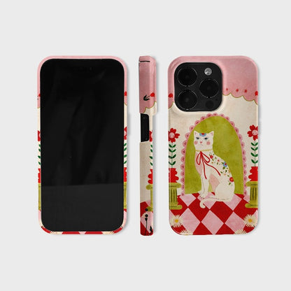 CaseMuses Royal Whimsy Cat in Vintage Arch Phone Case