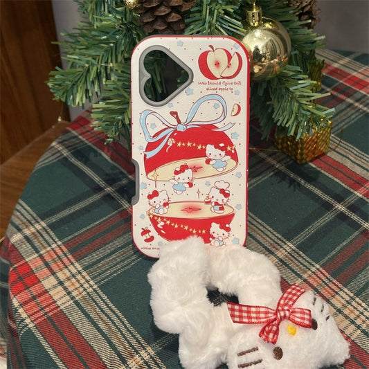 CaseMuses Hello Kitty Red Apple Theme Phone Case