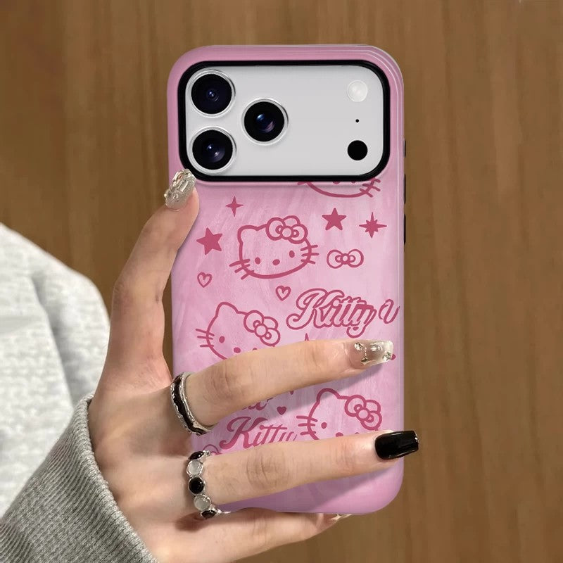 CaseMuses Pink Star Hello Kitty Phone Case