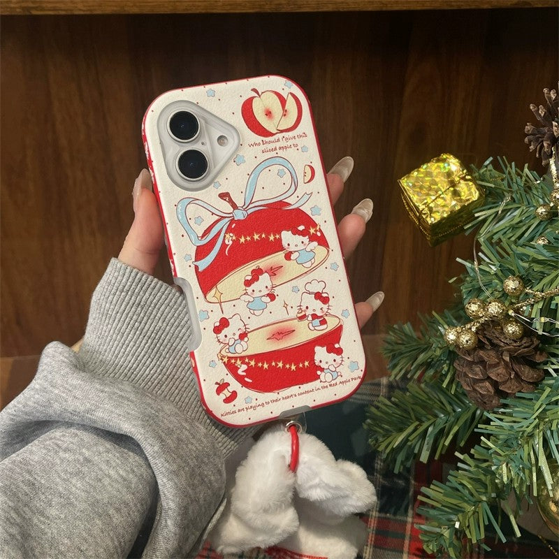 CaseMuses Hello Kitty Red Apple Theme Phone Case