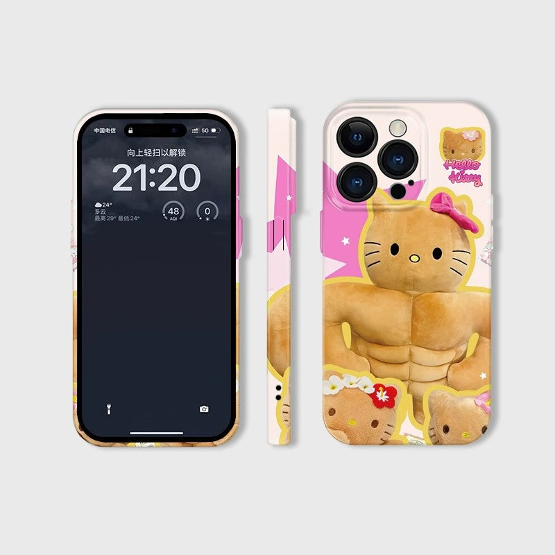 CaseMuses Muscle Kitty – Cute & Funny Edition Phone Case