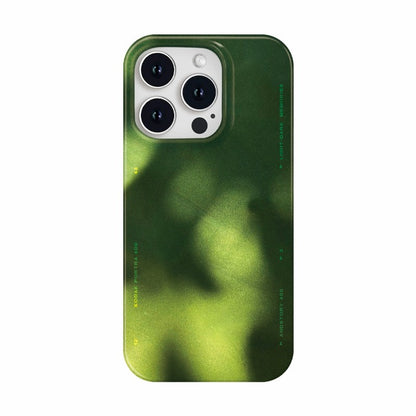 CaseMuses Green Shadows Minimalist Nature iPhone Case