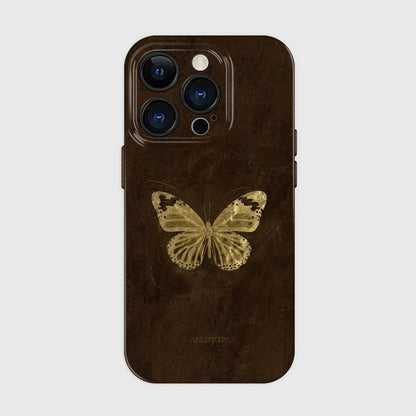 CaseMuses Classic Gold Butterfly Shell Phone Case